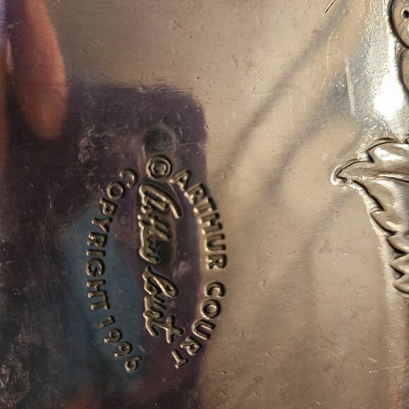 Arthur court 1996 cast aluminum grapevine tray - Picture 4 of 4